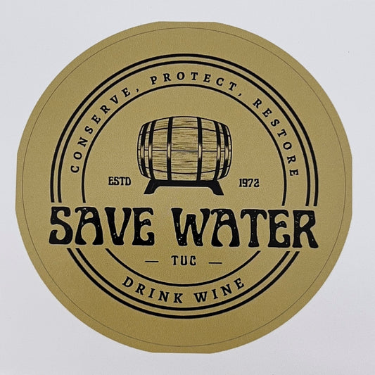 Save Water, Drink Wine Sticker