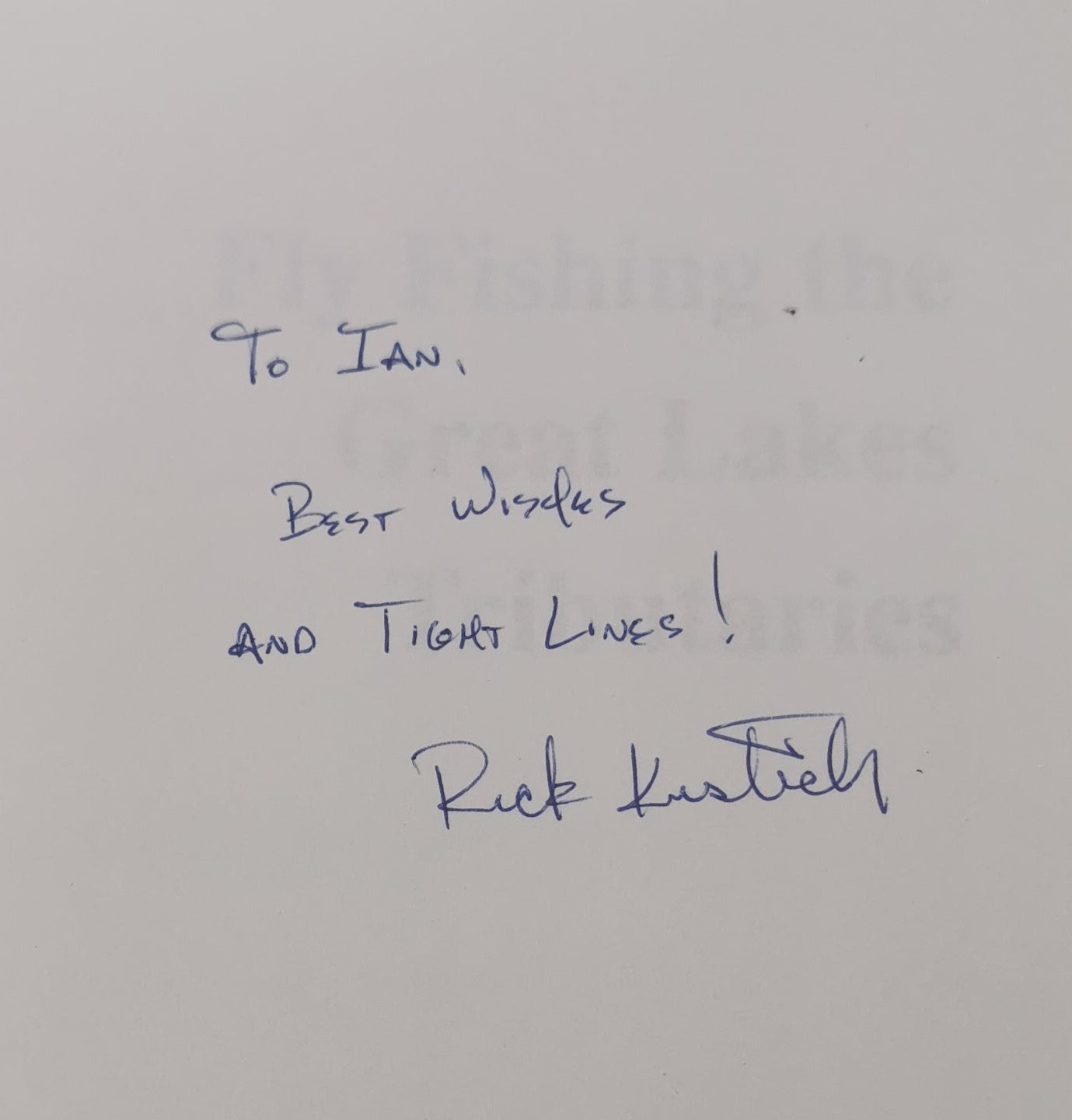 Fly Fishing the Great Lakes Tributaries - Signed Copy