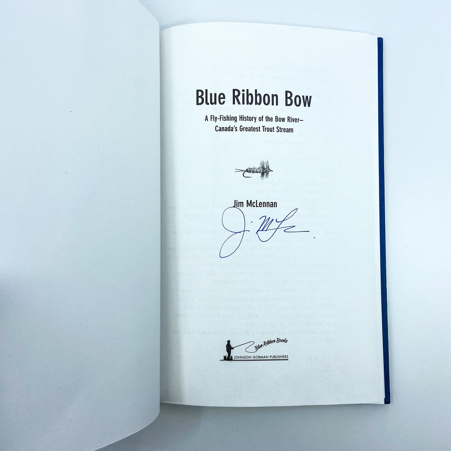 Blue Ribbon Bow - Signed